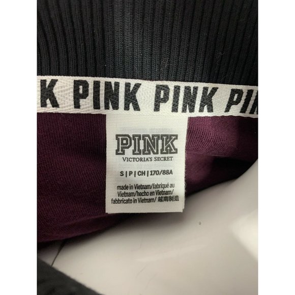 Victoria's Secret Pink Women S Satin Bomber Jacket - Picture 4 of 8